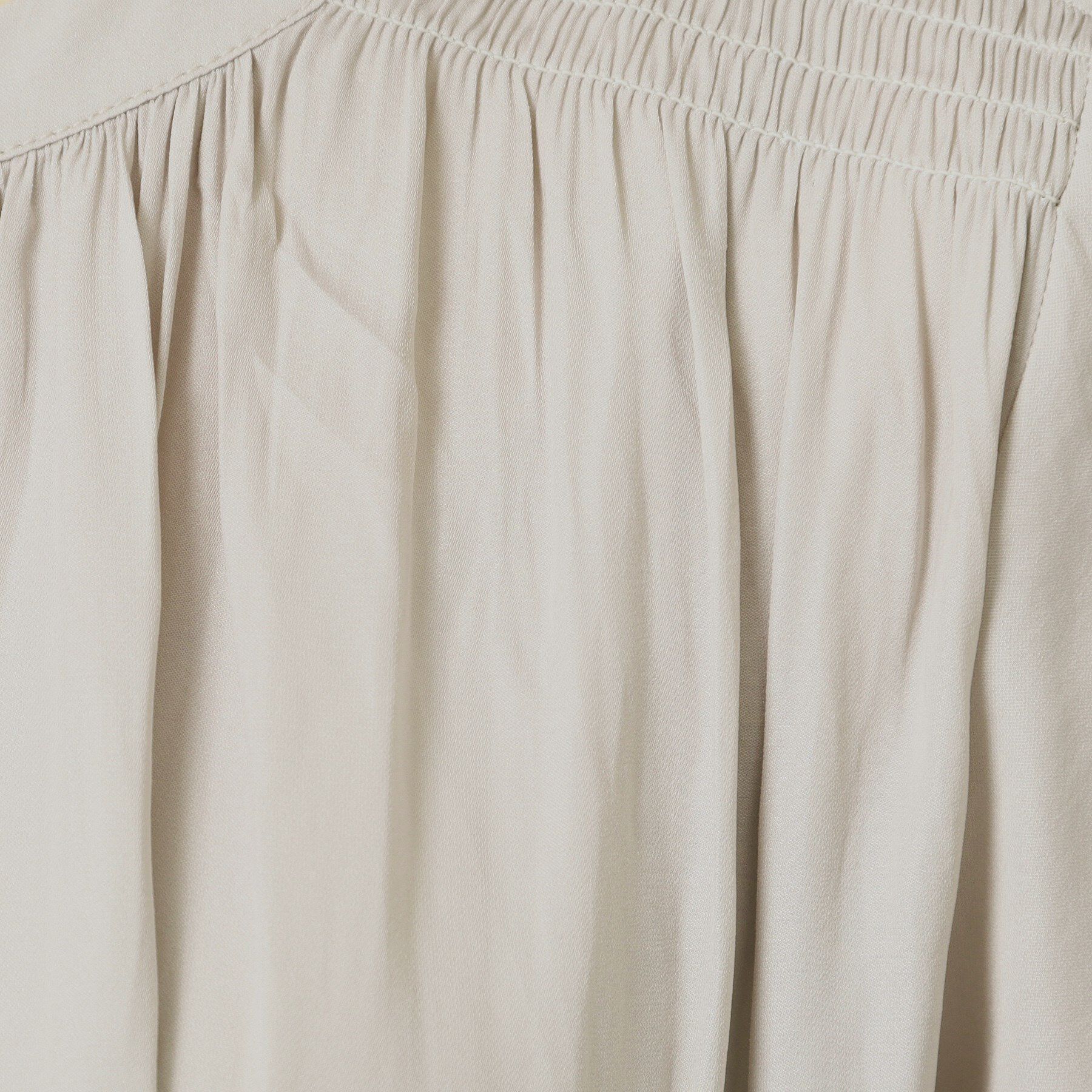 ITS&rsquo;DEMO「【手洗い可】サテンフレア袖ブラウス」|シャツ・ブラウス|