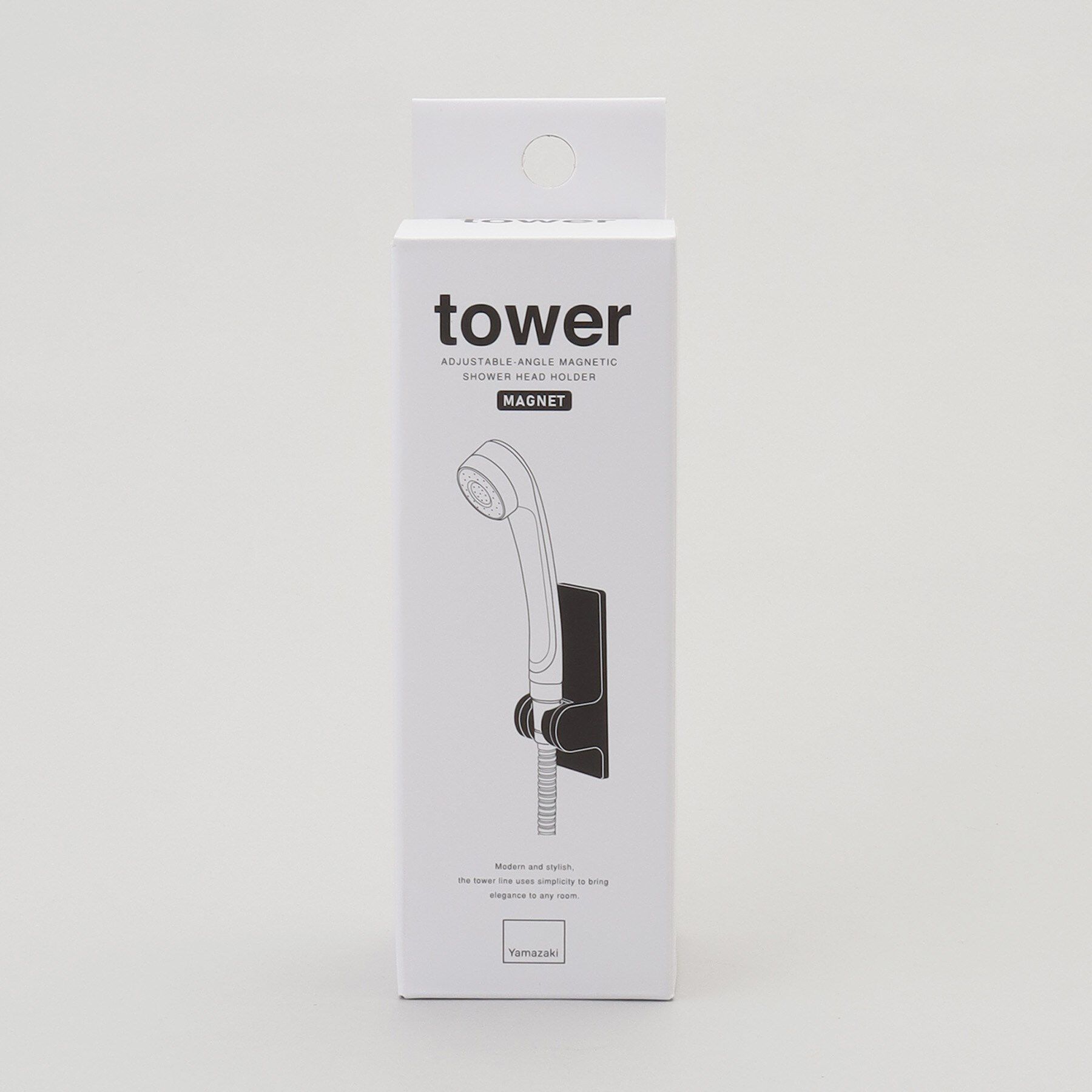 212 KITCHEN STORE「角度が調節できるマグネットシャワーホルダー WH 山崎実業 ＜tower  タワー＞」|食器・キッチングッズ|