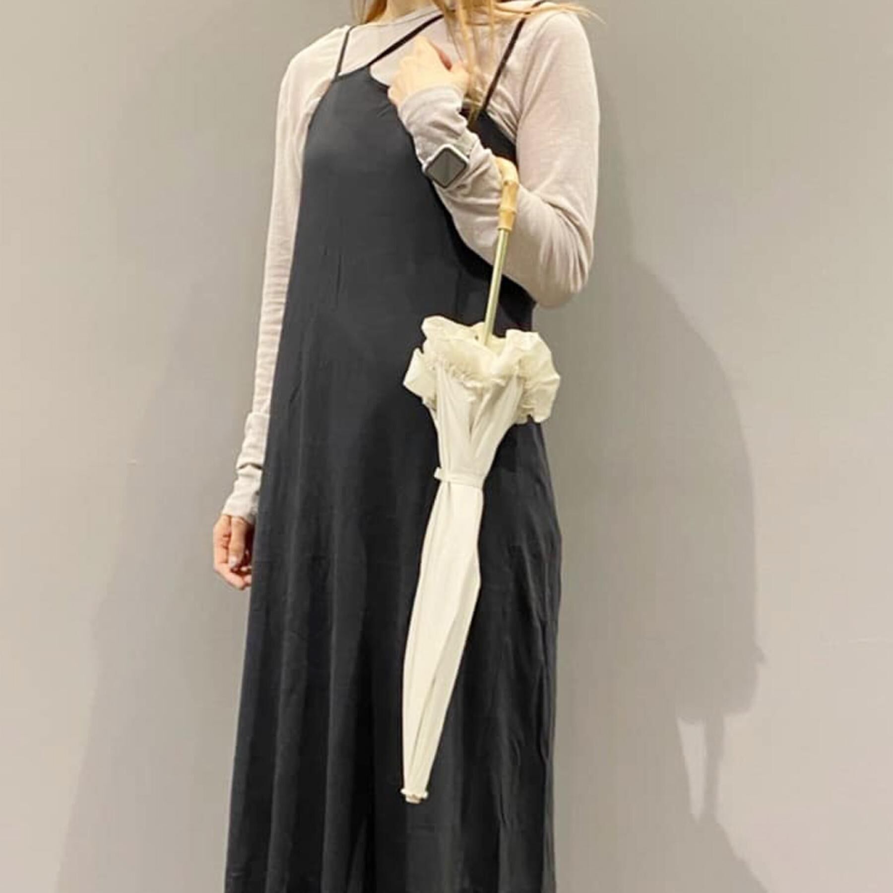 Ober Tashe「pink trick/ピンクトリック　遮光率100％！2段折傘フリル折りたたみ日傘（晴雨兼用）」|傘|