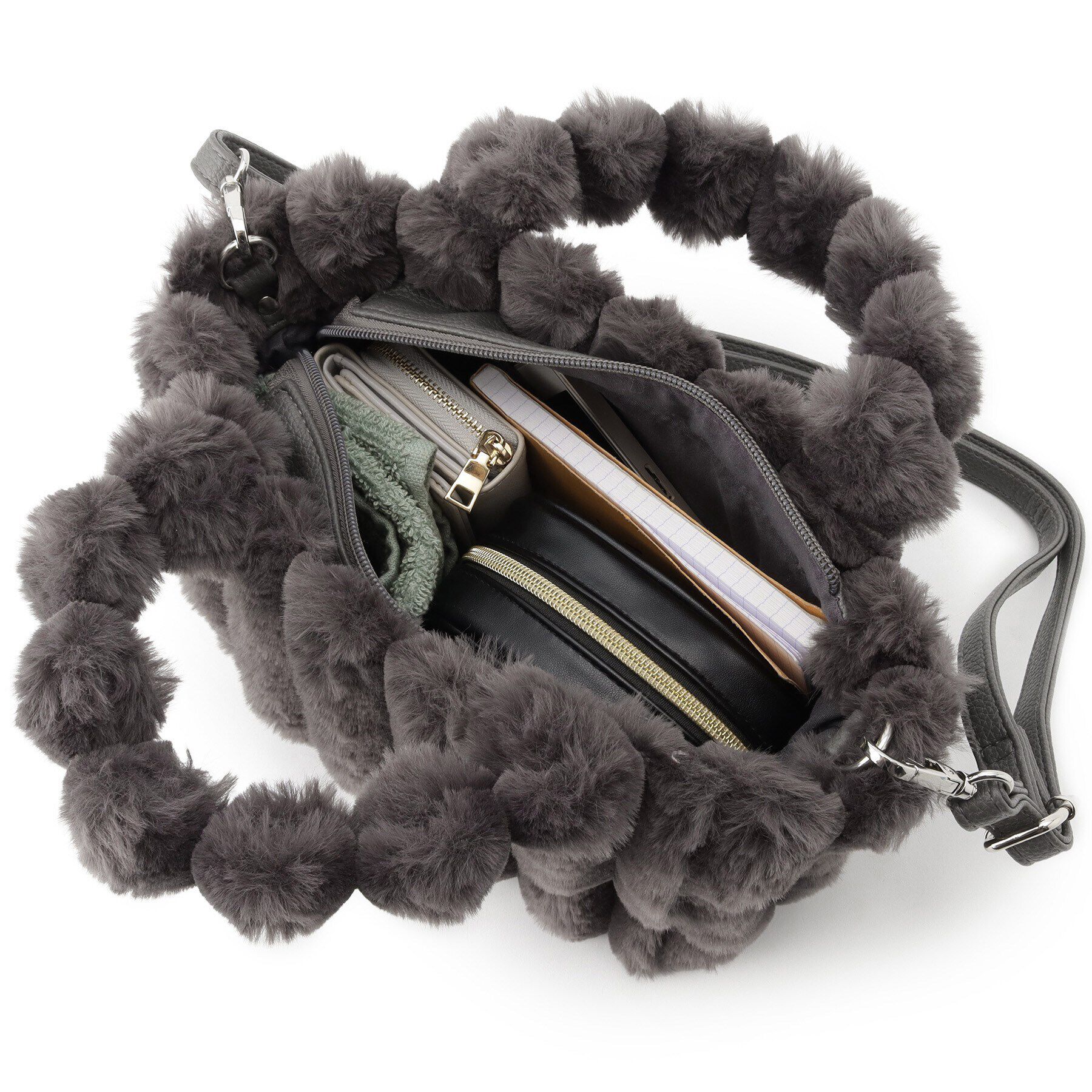 Ober Tashe「2WAY トート ショルダーバッグ ファー」|トートバッグ|