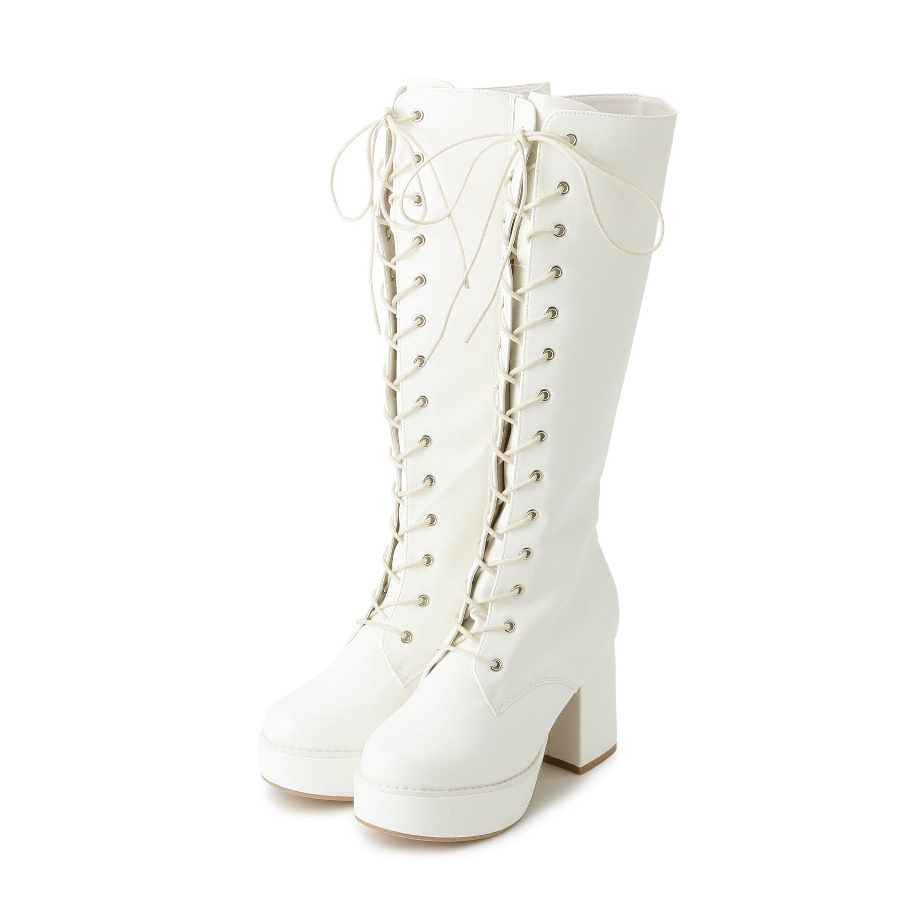 csT&P「厚底レースアップ」|ショートブーツ|