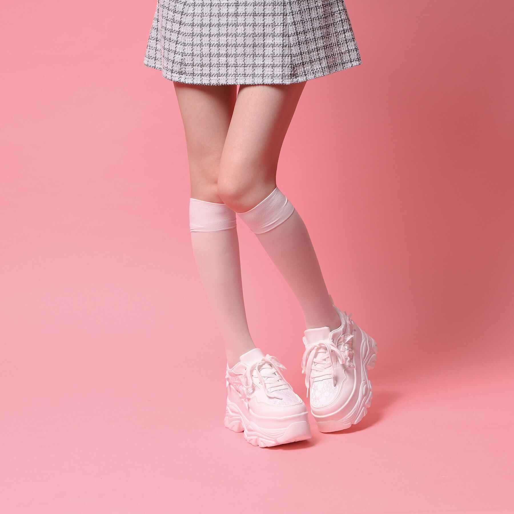 csT&P「厚底リボンスニーカー」|スニーカー|