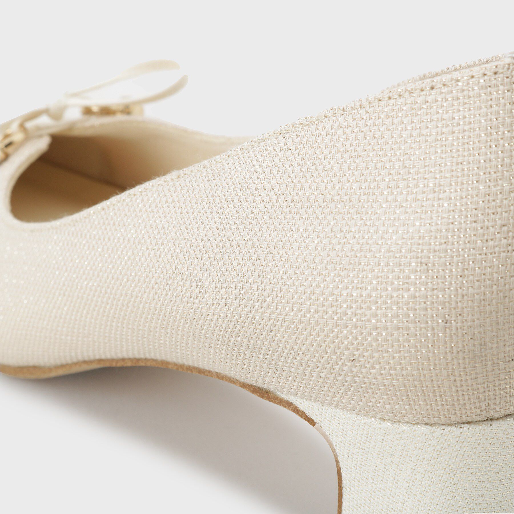 ESPERANZA「ビジューリボンポインテッドパンプス」|パンプス|