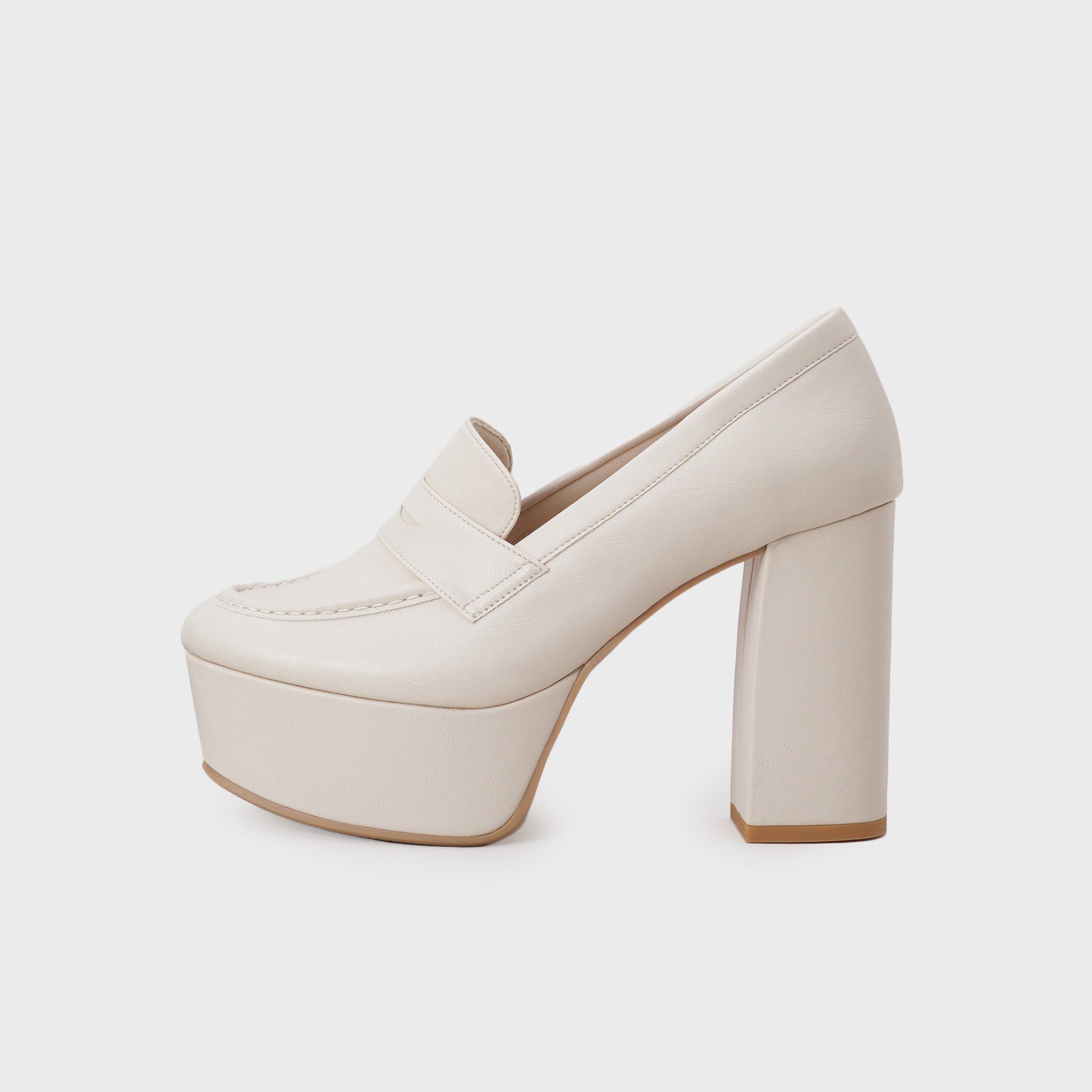 ESPERANZA「【ラク盛り/ローファー】リピーター続出／脚長美脚 厚底ローファー」|パンプス|