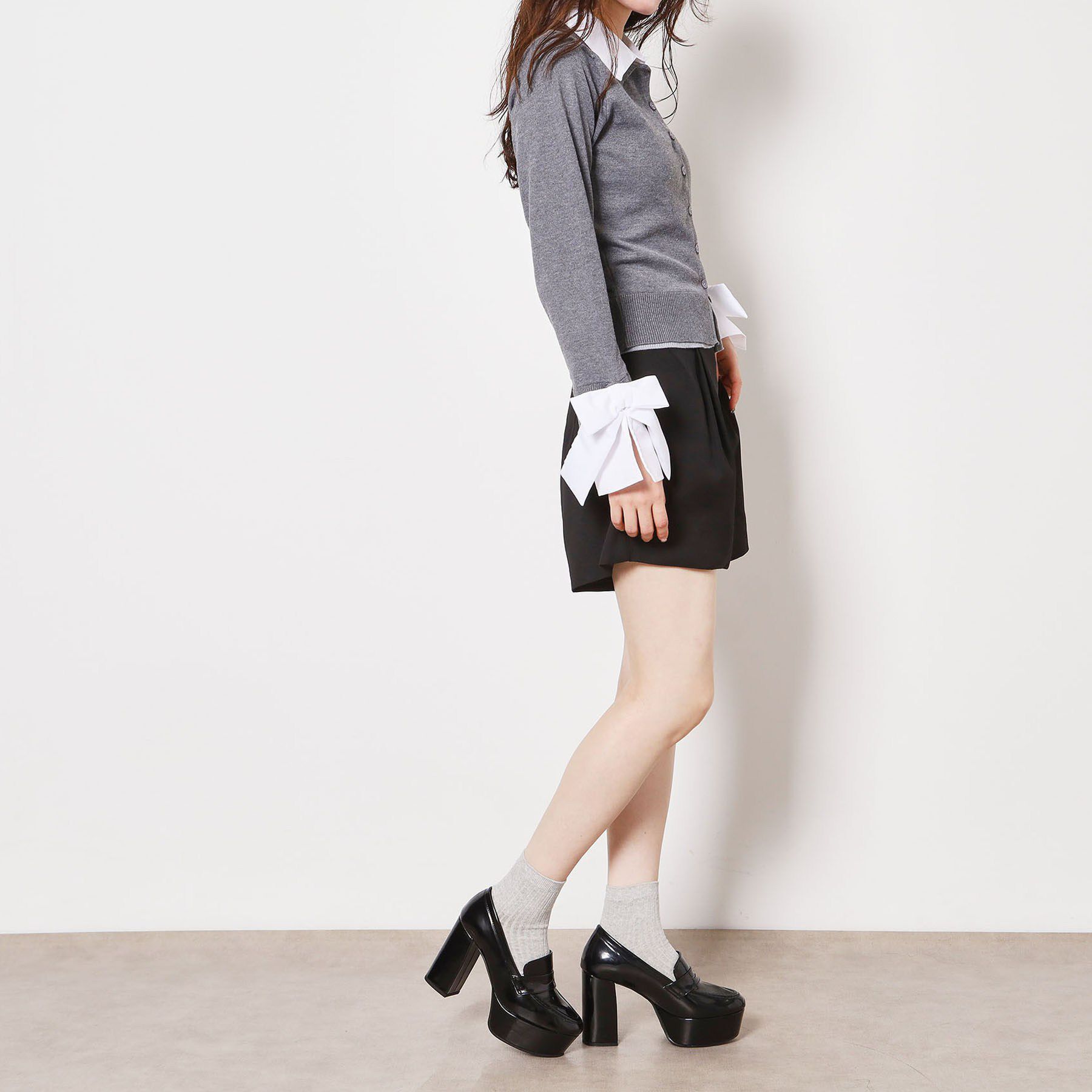 ESPERANZA「【ラク盛り/ローファー】リピーター続出／脚長美脚 厚底ローファー」|パンプス|