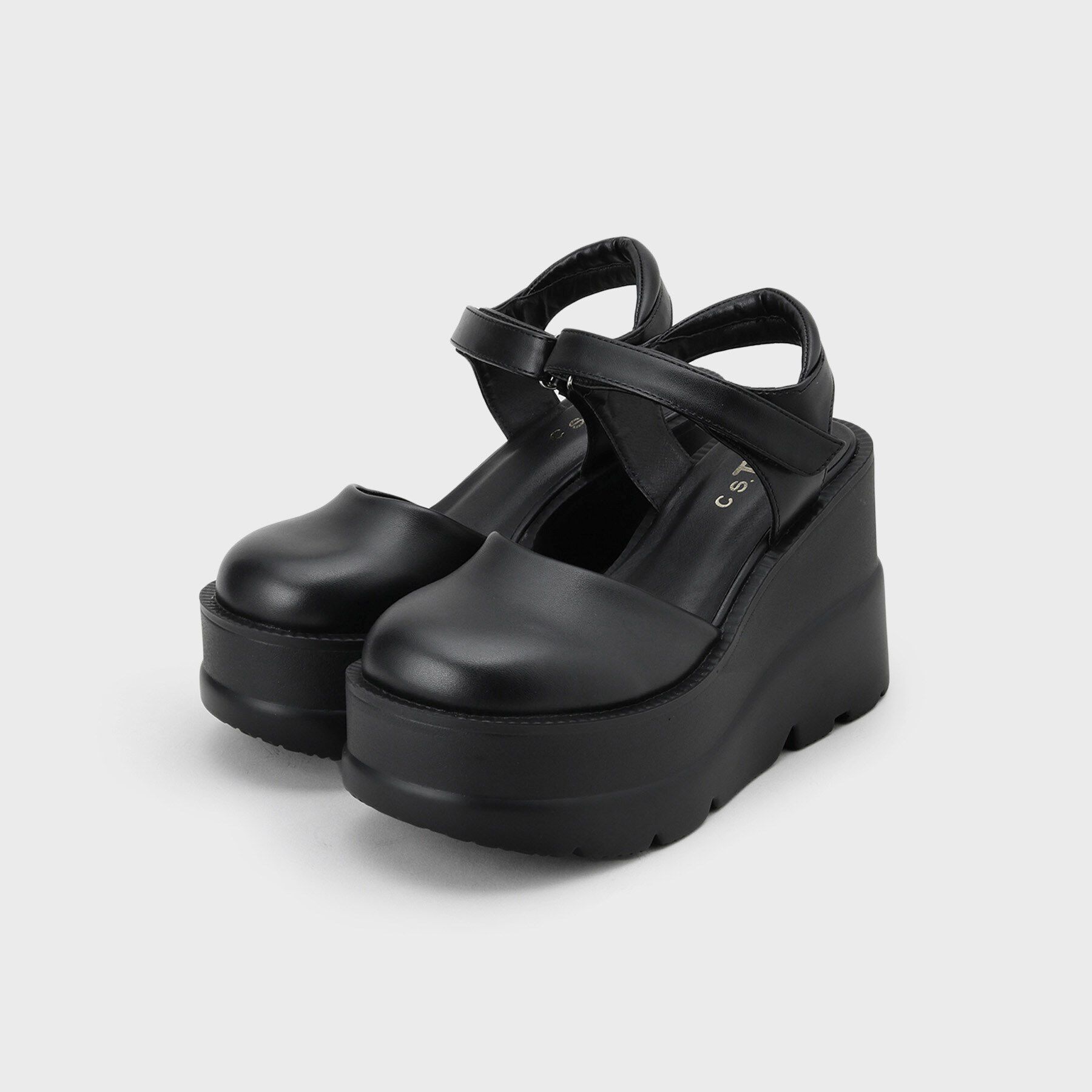 csT&P「厚底ストラップパンプス」|パンプス|