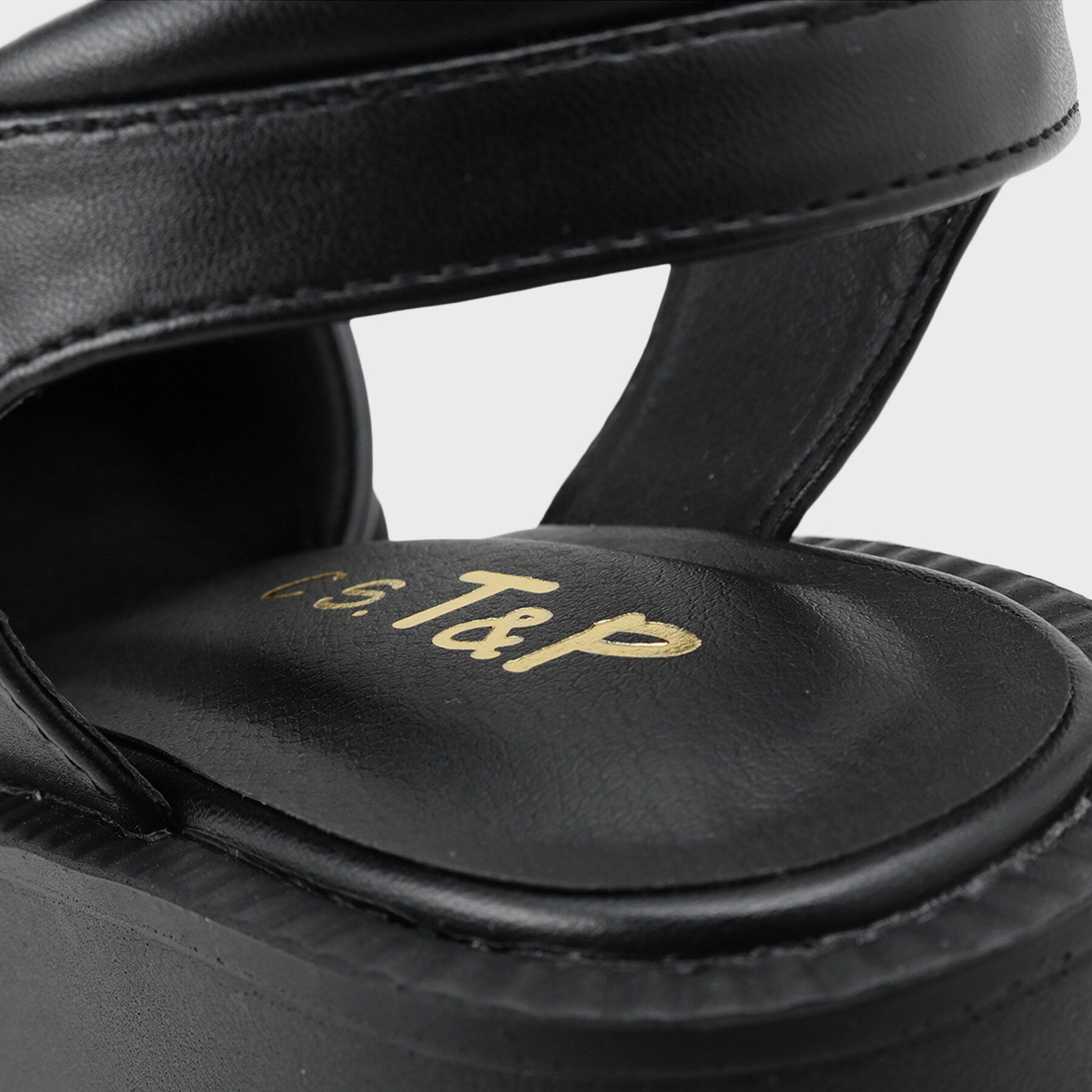 csT&P「厚底ストラップパンプス」|パンプス|