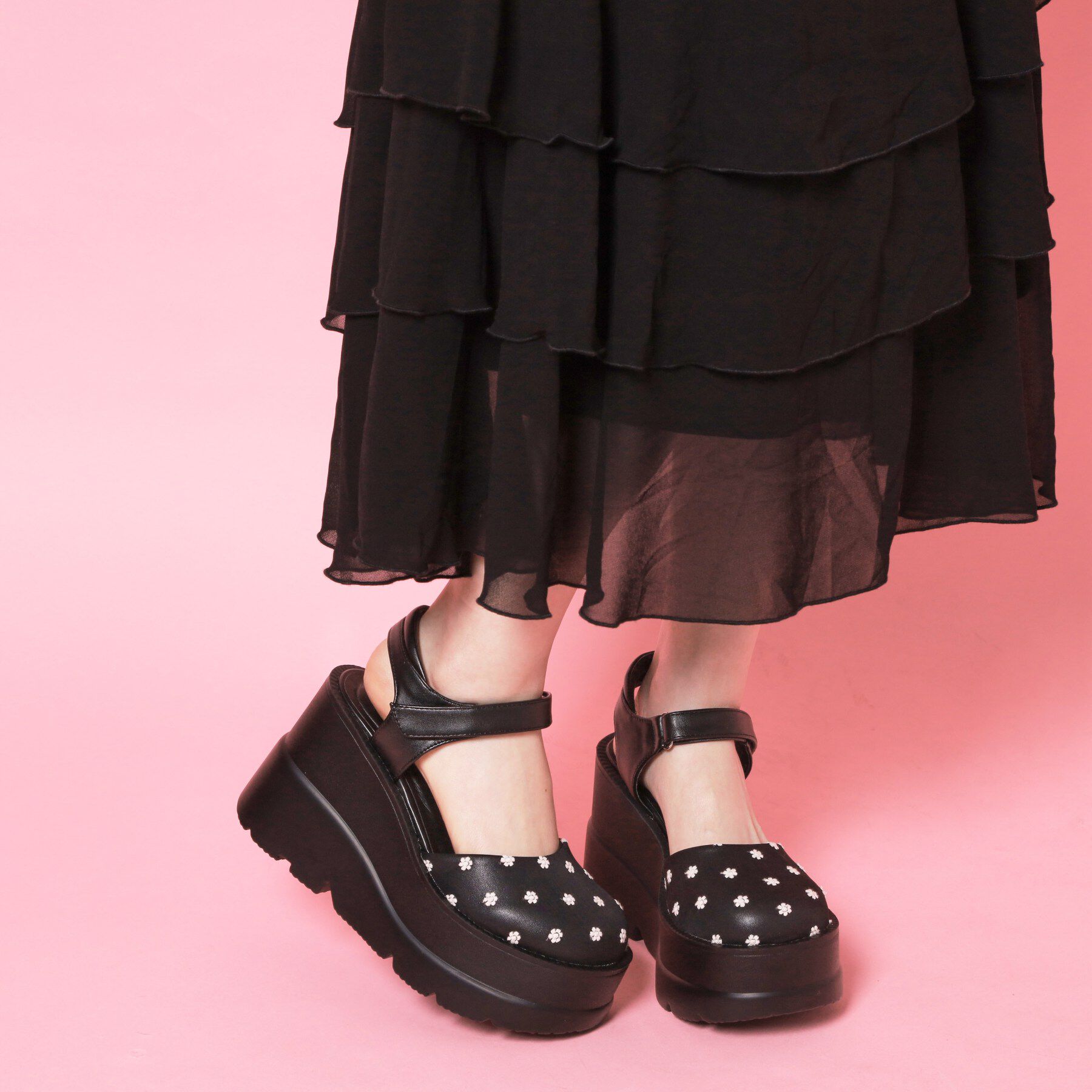 csT&P「厚底ストラップパンプス」|パンプス|