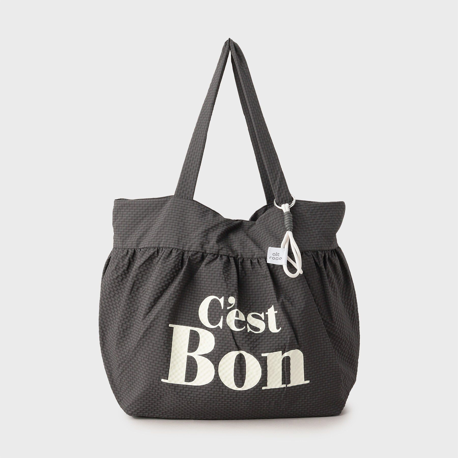 Ober Tashe「【新生活・新学期】チャーム付きビッグトート」|トートバッグ|