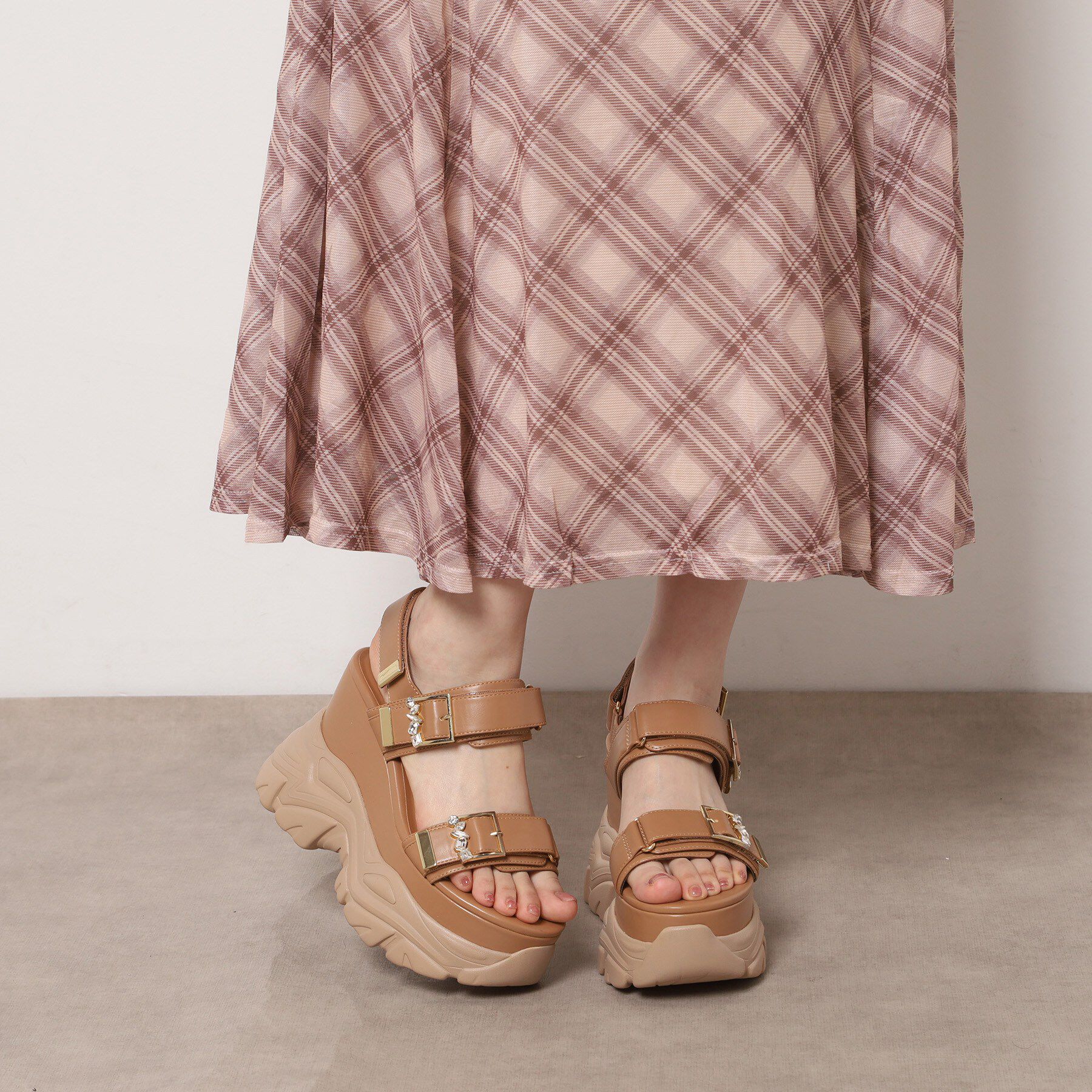 ESPERANZA「ビジューベルトスニーカーソールスポサン」|サンダル|