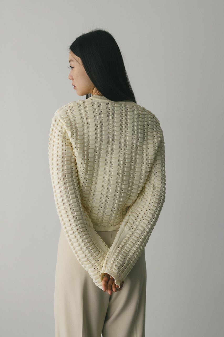 STYLEMIXER「フラッフィーニットトップ」|ニット・セーター|WHT