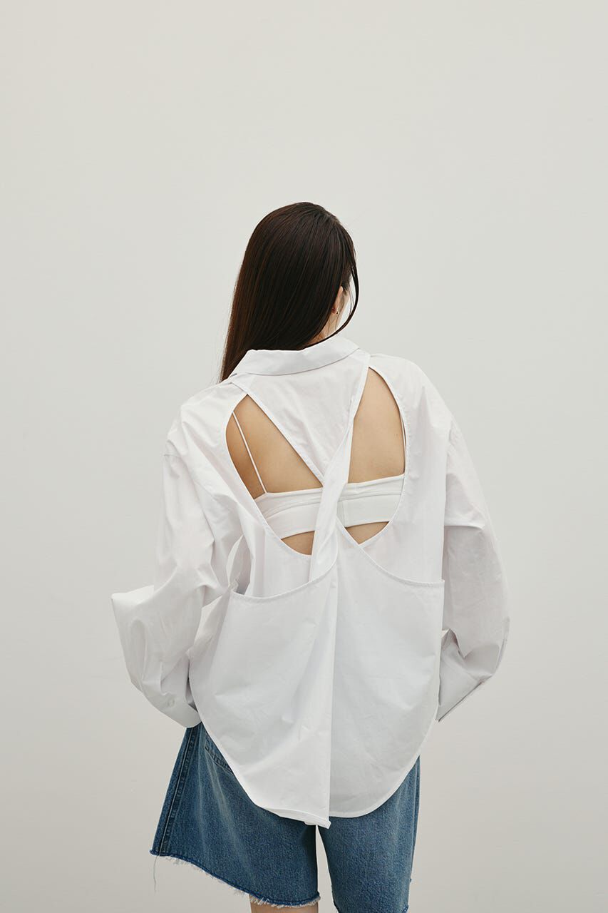 STYLEMIXER「バックオープンデザインシャツ」|シャツ・ブラウス|