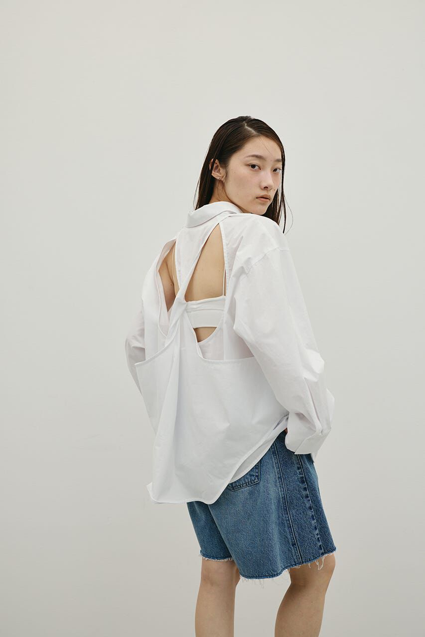STYLEMIXER「バックオープンデザインシャツ」|シャツ・ブラウス|