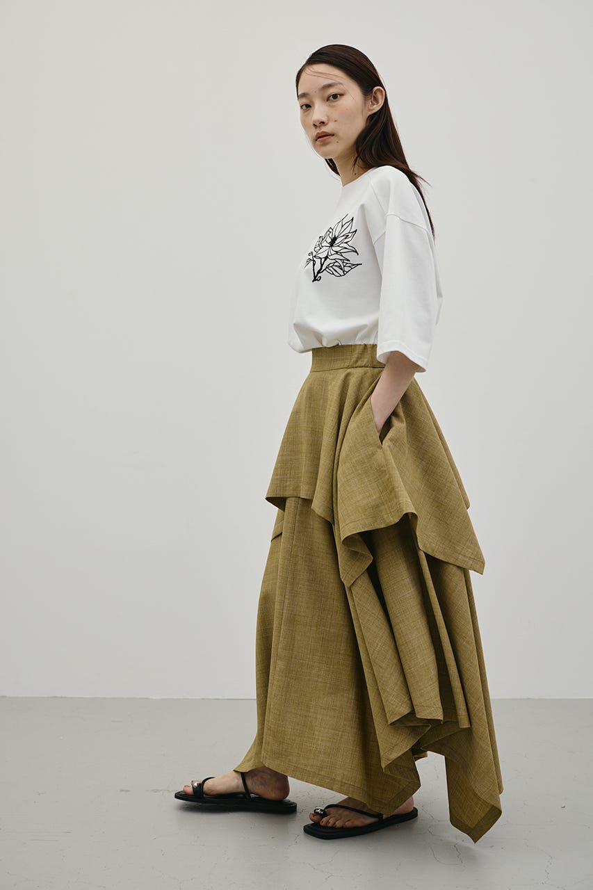 STYLEMIXER「レイヤードフレアスカート」|スカート|