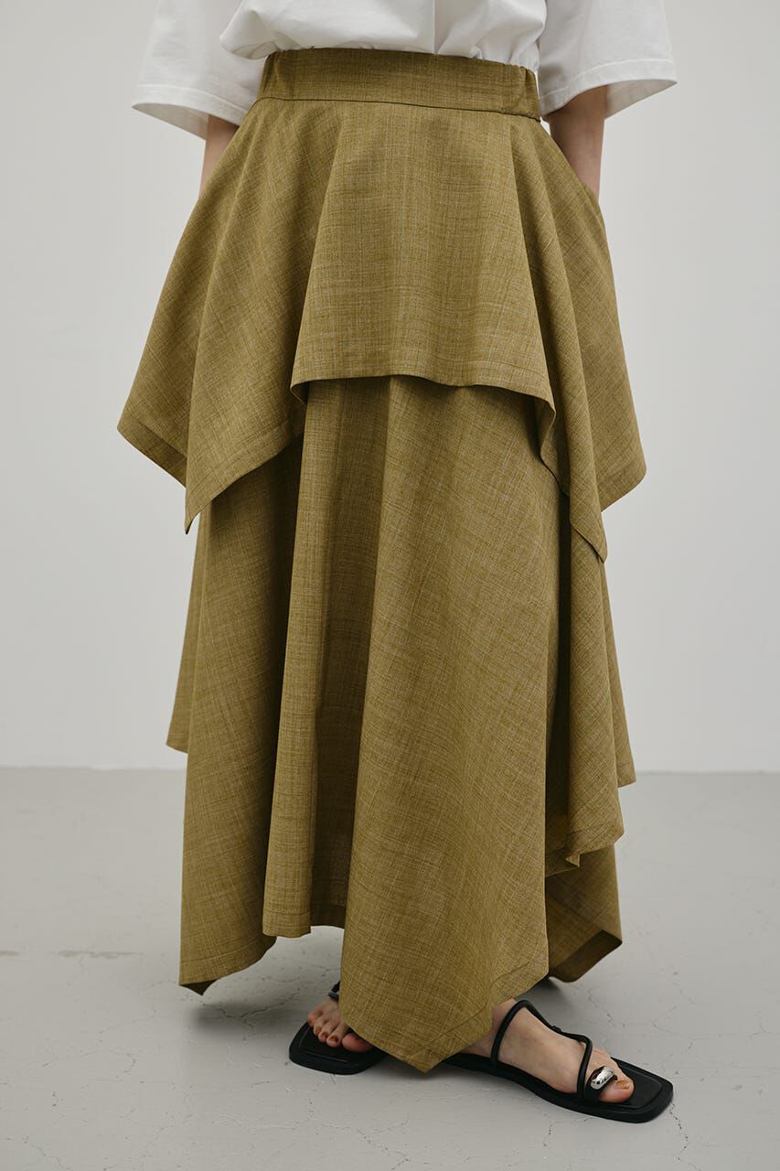 STYLEMIXER「レイヤードフレアスカート」|スカート|