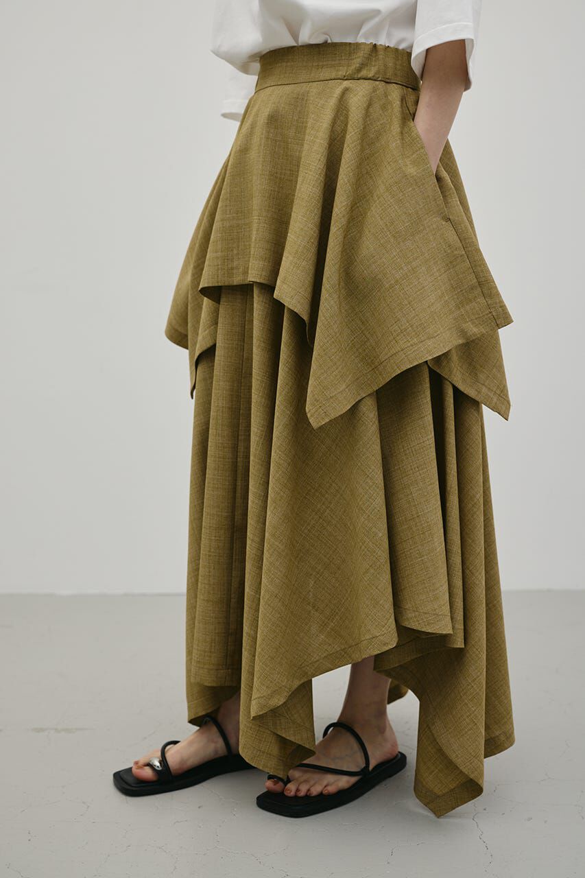 STYLEMIXER「レイヤードフレアスカート」|スカート|