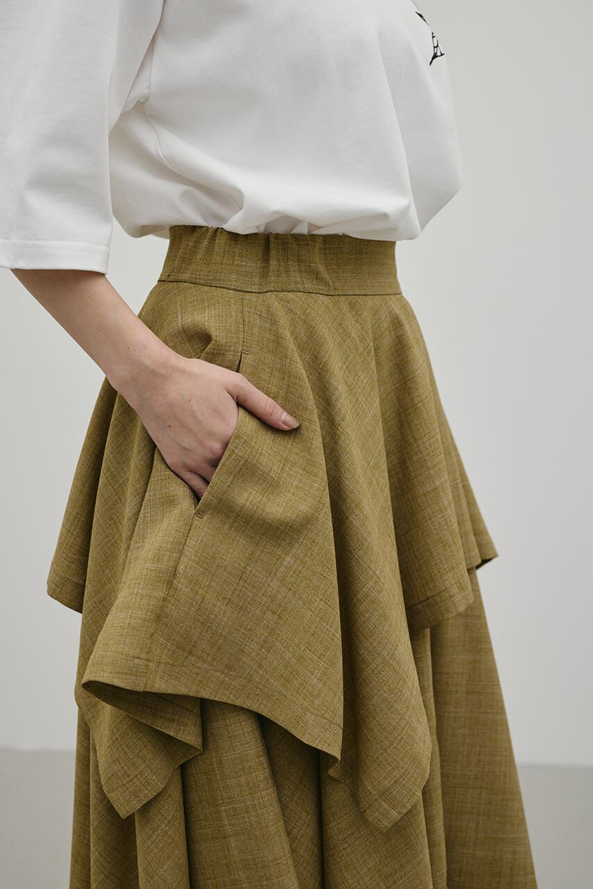 STYLEMIXER「レイヤードフレアスカート」|スカート|