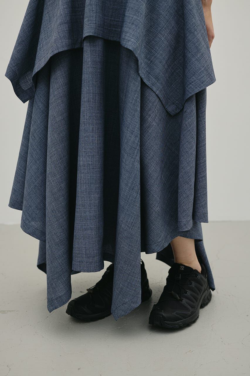 STYLEMIXER「レイヤードフレアスカート」|スカート|