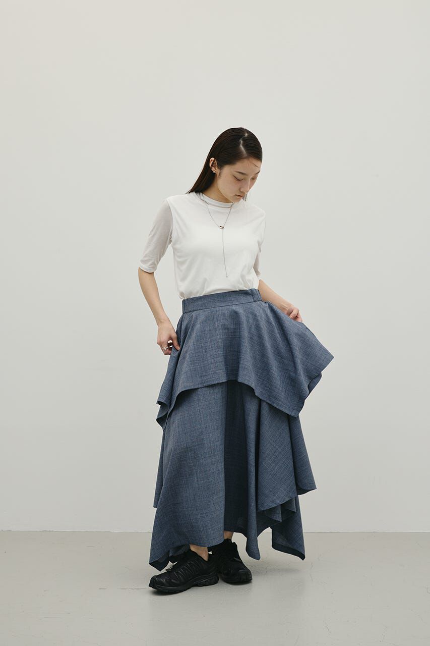 STYLEMIXER「レイヤードフレアスカート」|スカート|