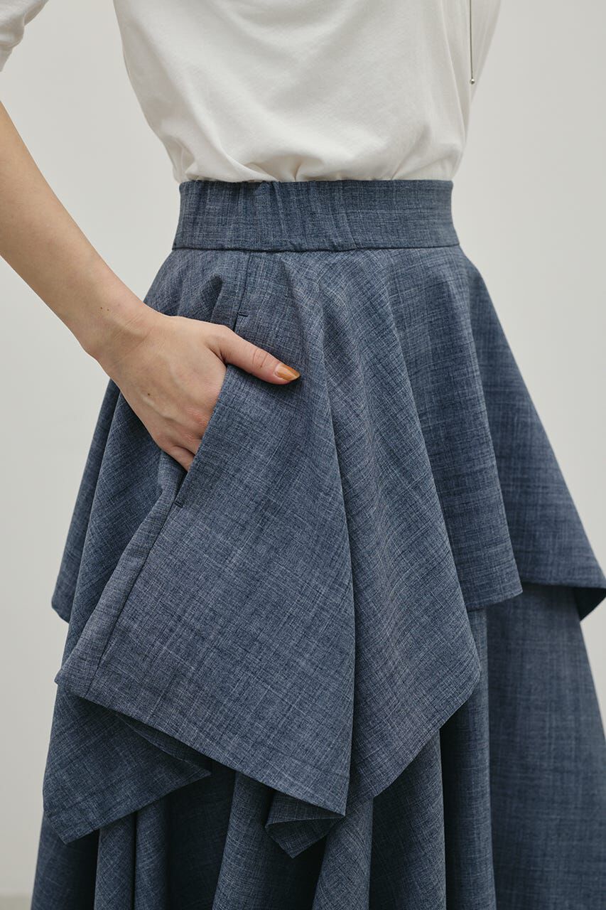 STYLEMIXER「レイヤードフレアスカート」|スカート|