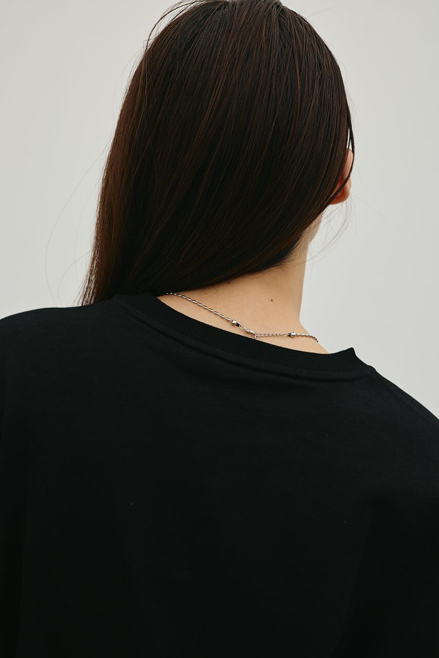 STYLEMIXER「フロッキープリントフラワーT」|Tシャツ・カットソー|