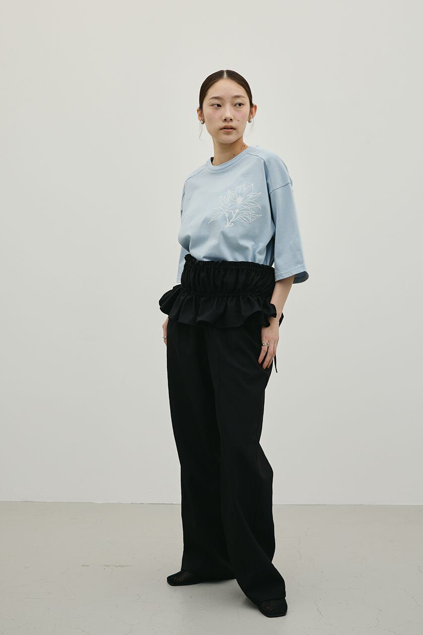 STYLEMIXER「フロッキープリントフラワーT」|Tシャツ・カットソー|