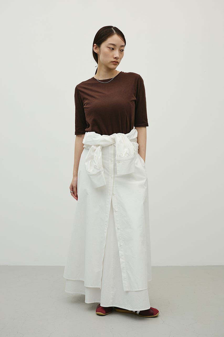 STYLEMIXER「シアーバックシームT」|Tシャツ・カットソー|BRN