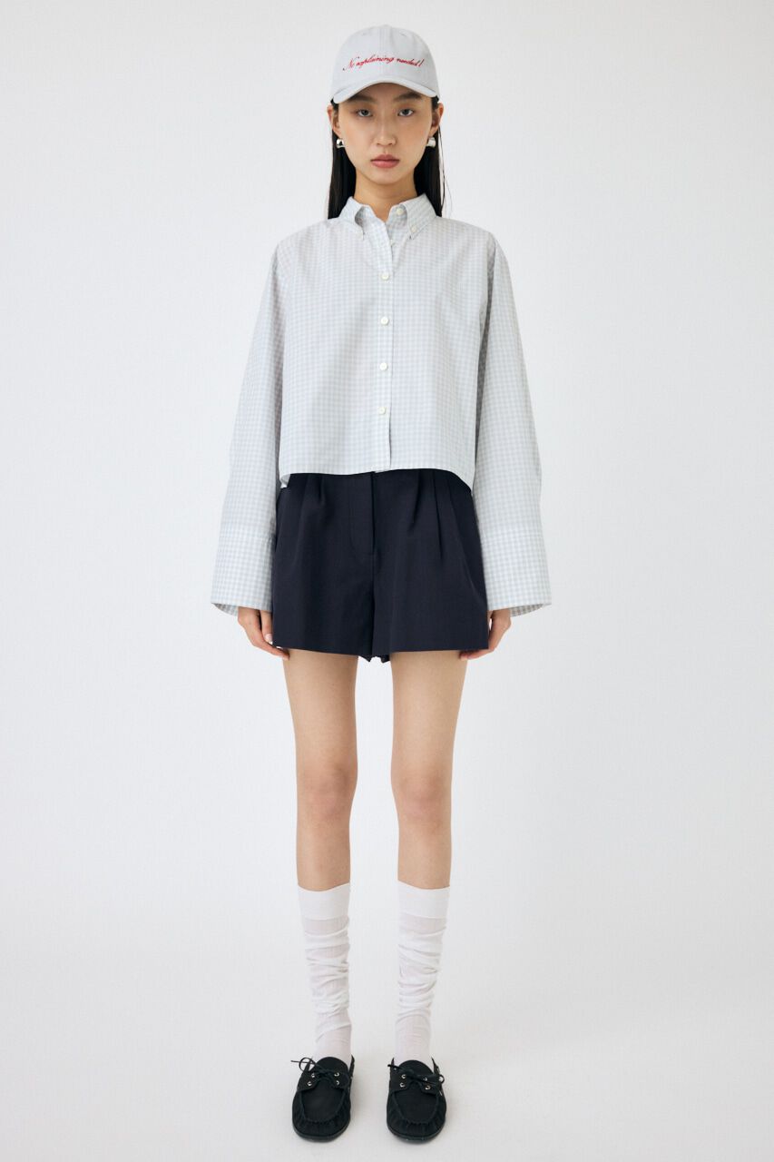 MOUSSY「WIDE SLEEVE PLAID シャツ」|シャツ・ブラウス|