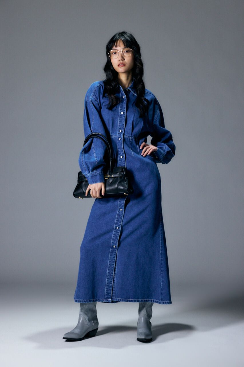 MOUSSY「DENIM SHIRT ドレス」|ワンピース|
