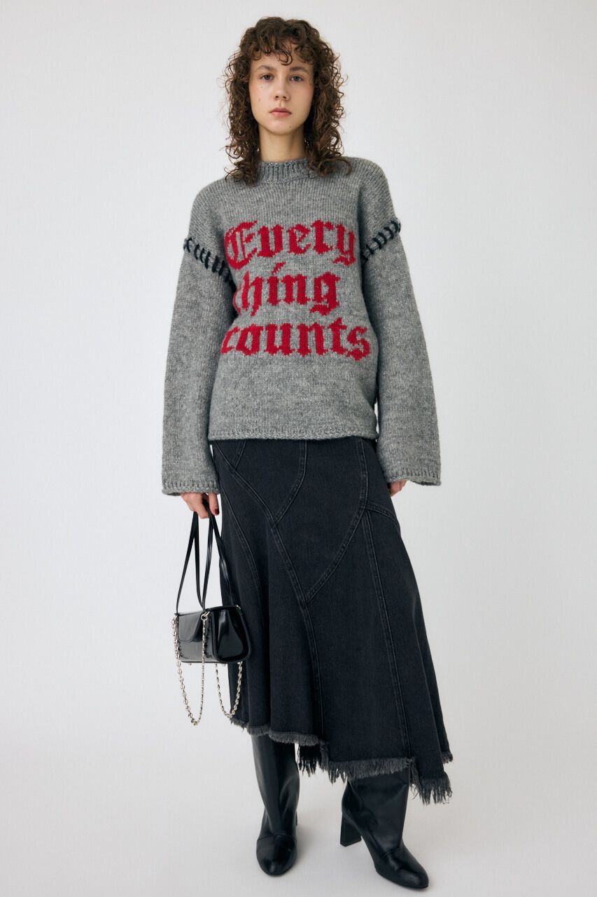 MOUSSY「PANEL MERMAID デニムスカート」|スカート|