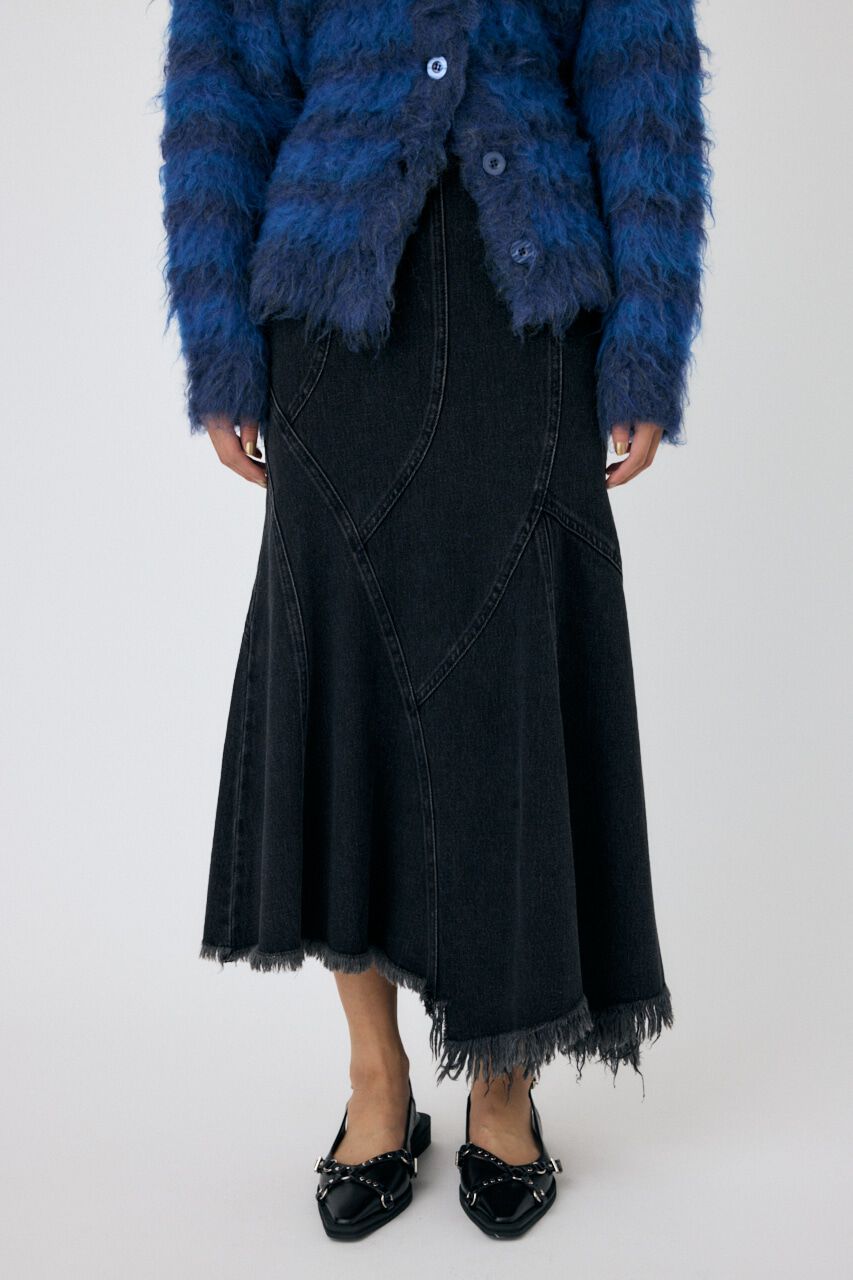 MOUSSY「PANEL MERMAID デニムスカート」|スカート|