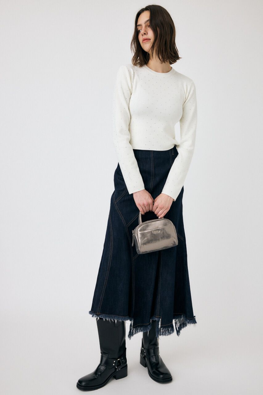 MOUSSY「PANEL MERMAID デニムスカート」|スカート|