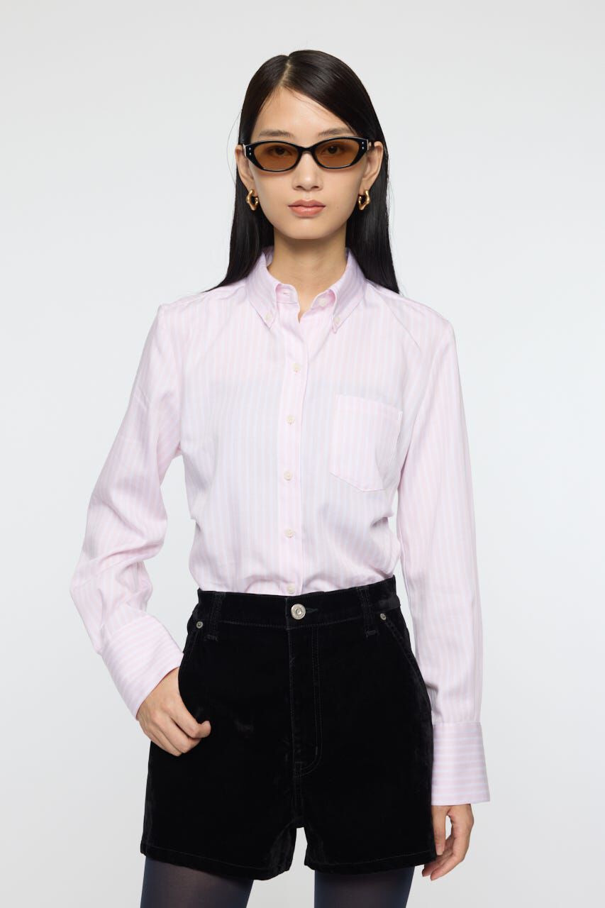 MOUSSY「STRIPED FIT シャツ」|シャツ・ブラウス|PNK