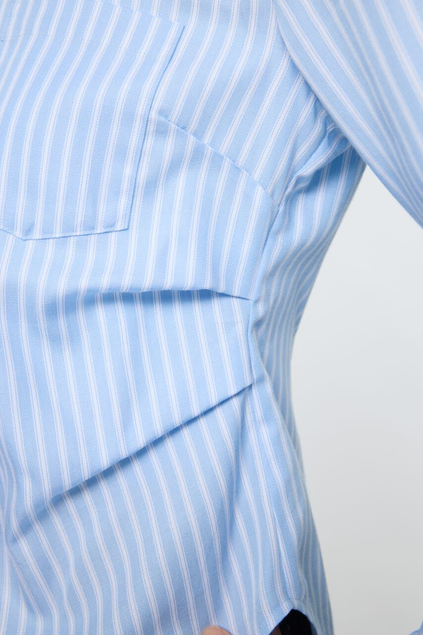 MOUSSY「STRIPED FIT シャツ」|シャツ・ブラウス|