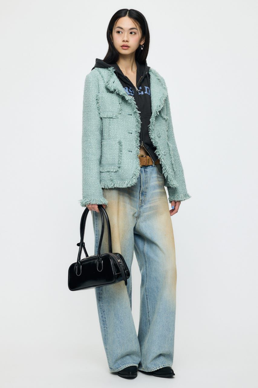 MOUSSY「PHYS. ED. ZIP UP フーディー」|パーカー|