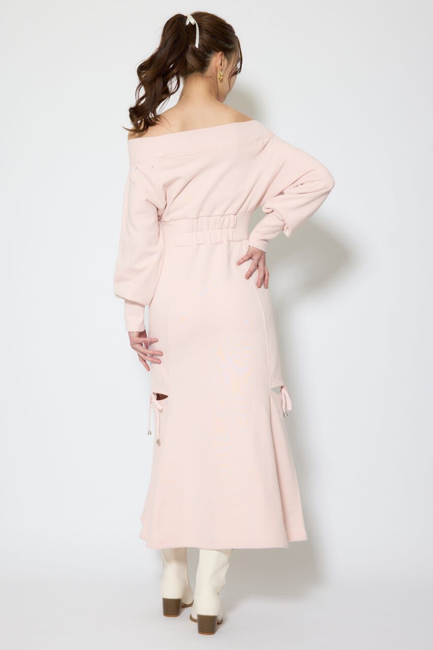 rienda「オフショルダーカッティングマーメイドワンピース」|ワンピース|