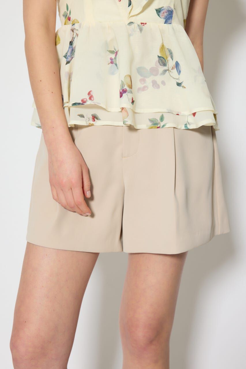 rienda「ベルト付きセンタープレスショートパンツ」|その他|