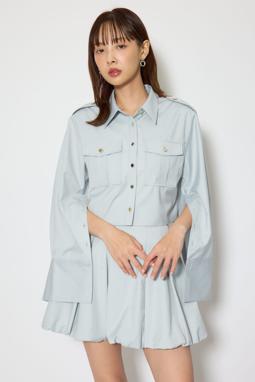 rienda「デコラティブバルーンミニスカート」|スカート|