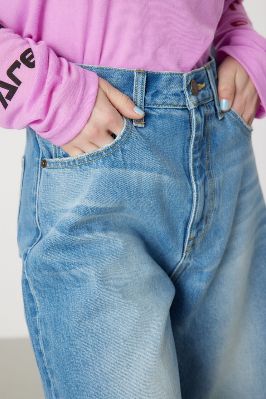 RODEO CROWNS「ダメージDENIM バミューダパンツ」|デニム|