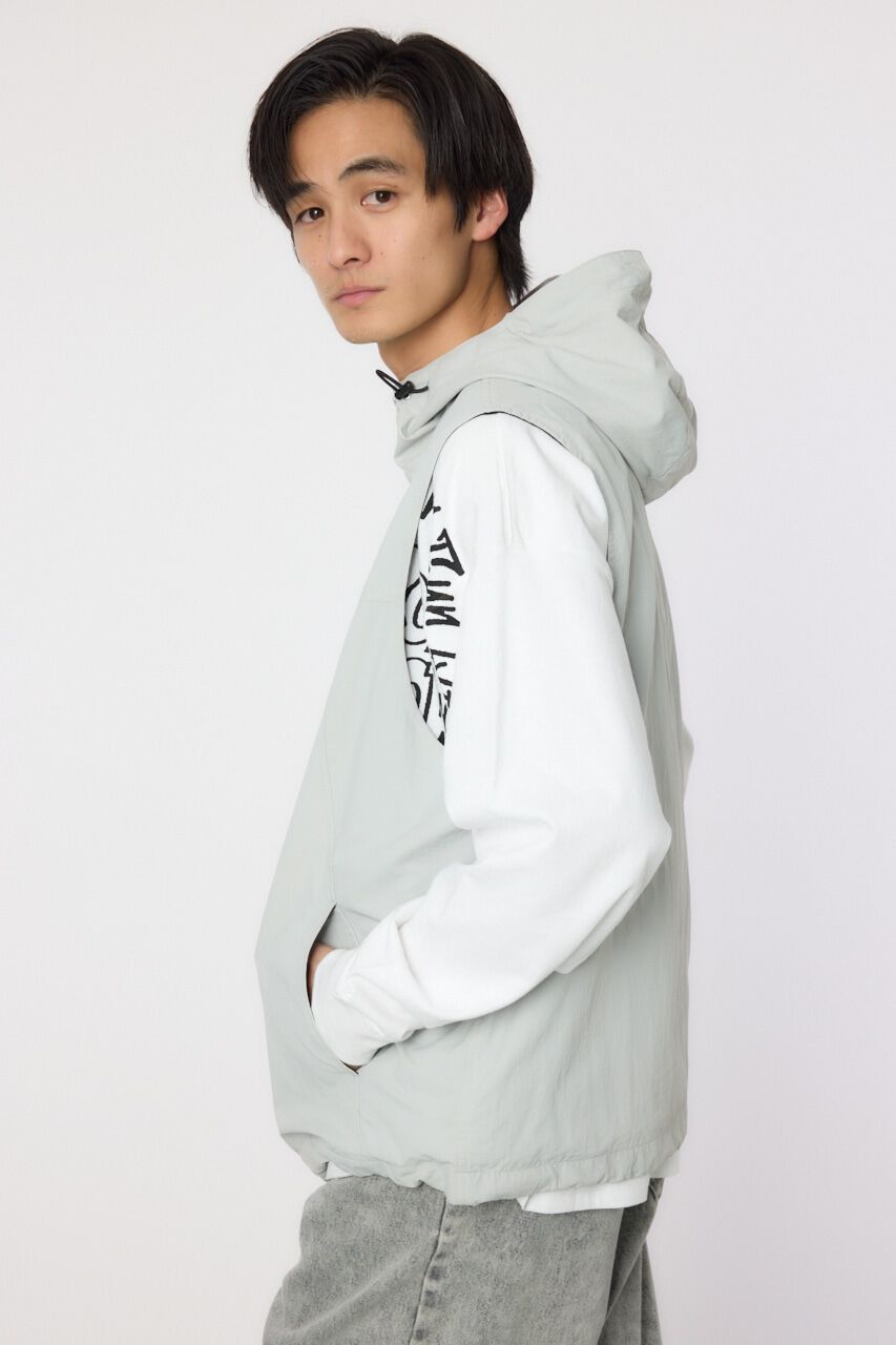 RODEO CROWNS「ドロストフーデッドベスト」|ダウンベスト・ベスト|