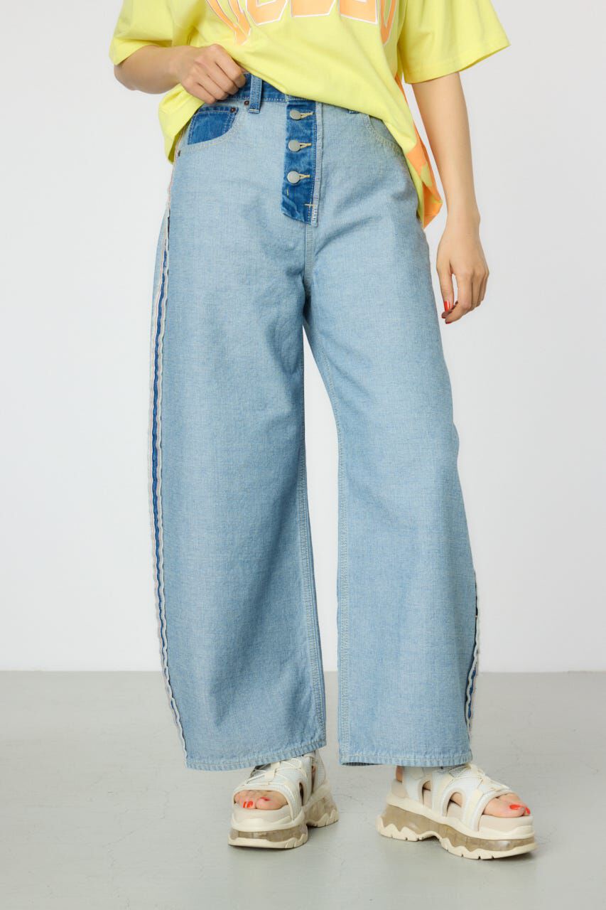 RODEO CROWNS「リバースワイドデニム」|デニム|