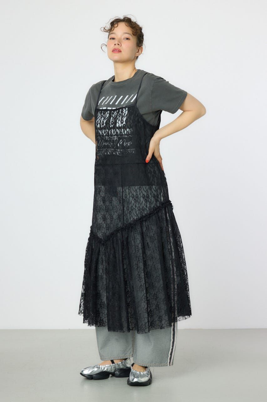 RODEO CROWNS「レースキャミワンピース」|ワンピース|BLK