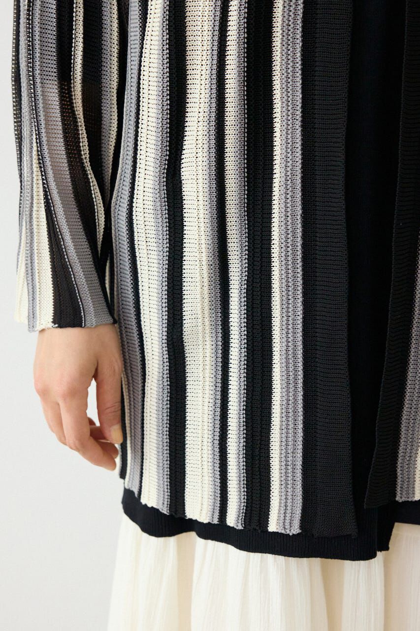 RODEO CROWNS「マルチカラーフードトッパー」|カーディガン|