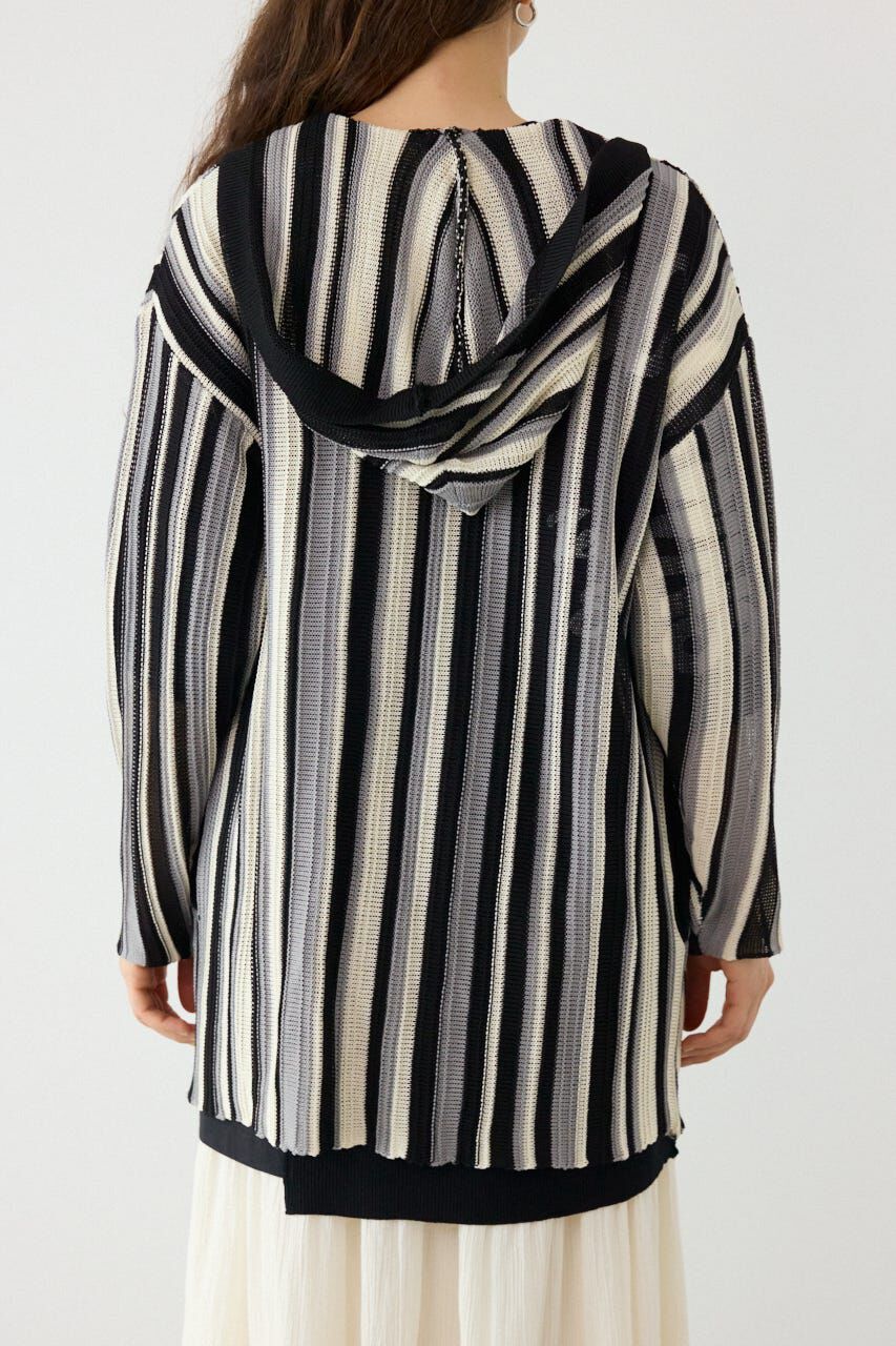 RODEO CROWNS「マルチカラーフードトッパー」|カーディガン|