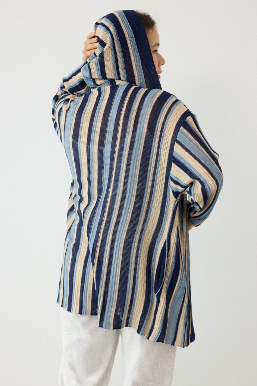 RODEO CROWNS「マルチカラーフードトッパー」|カーディガン|