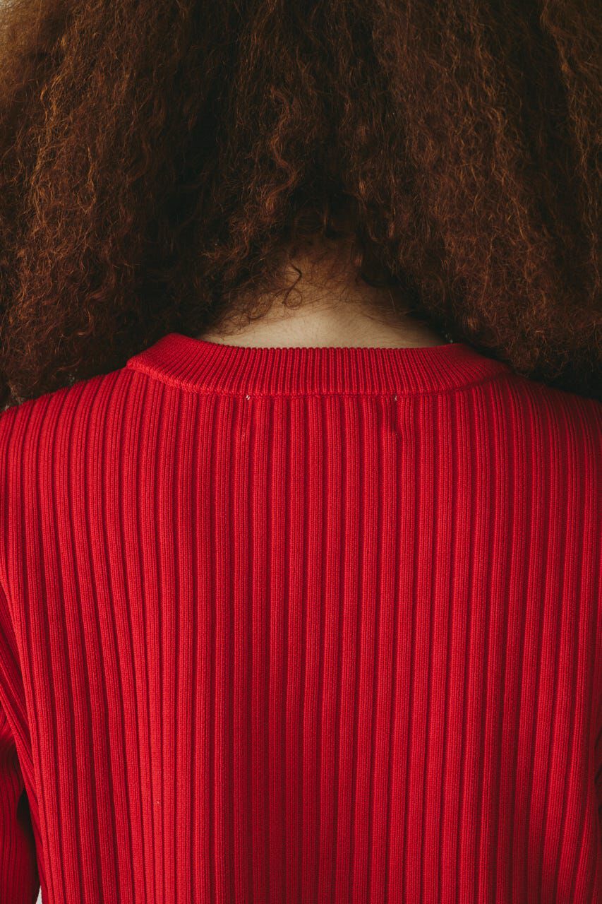 HeRIN.CYE「Flare hem knit tops」|ニット・セーター|