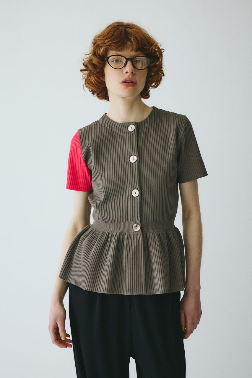 HeRIN.CYE「［予約］Flare hem knit tops」|ニット・セーター|