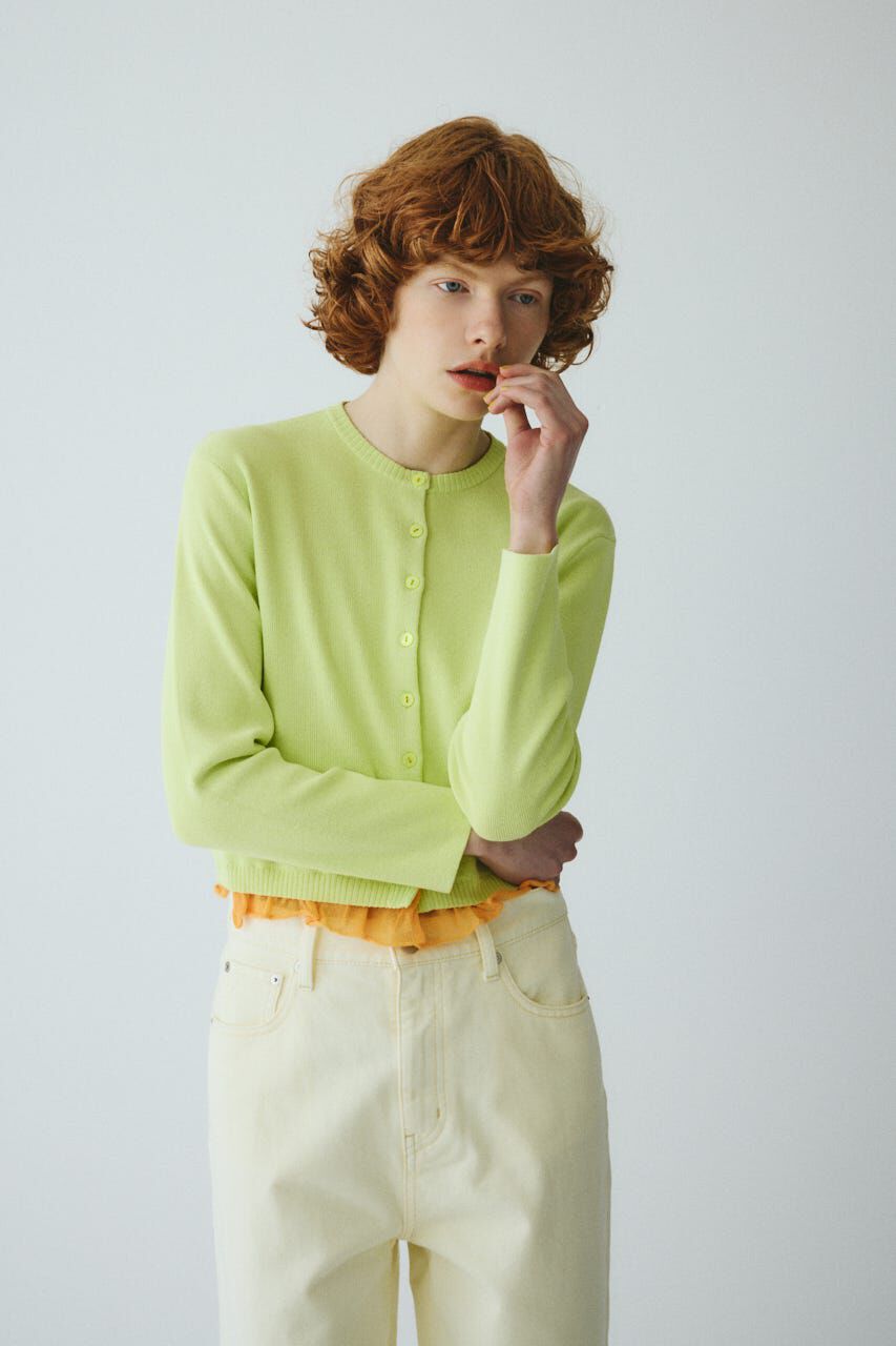 HeRIN.CYE「［予約］Double hem knit cardigan」|カーディガン|