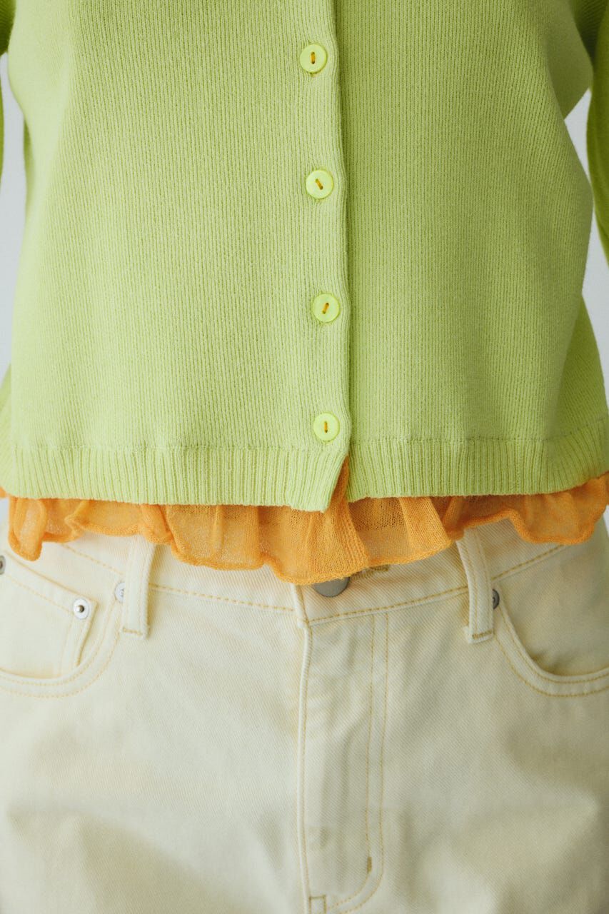 HeRIN.CYE「［予約］Double hem knit cardigan」|カーディガン|