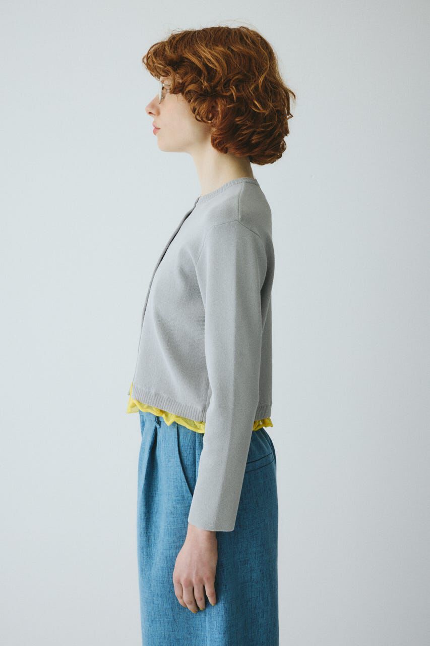 HeRIN.CYE「［予約］Double hem knit cardigan」|カーディガン|